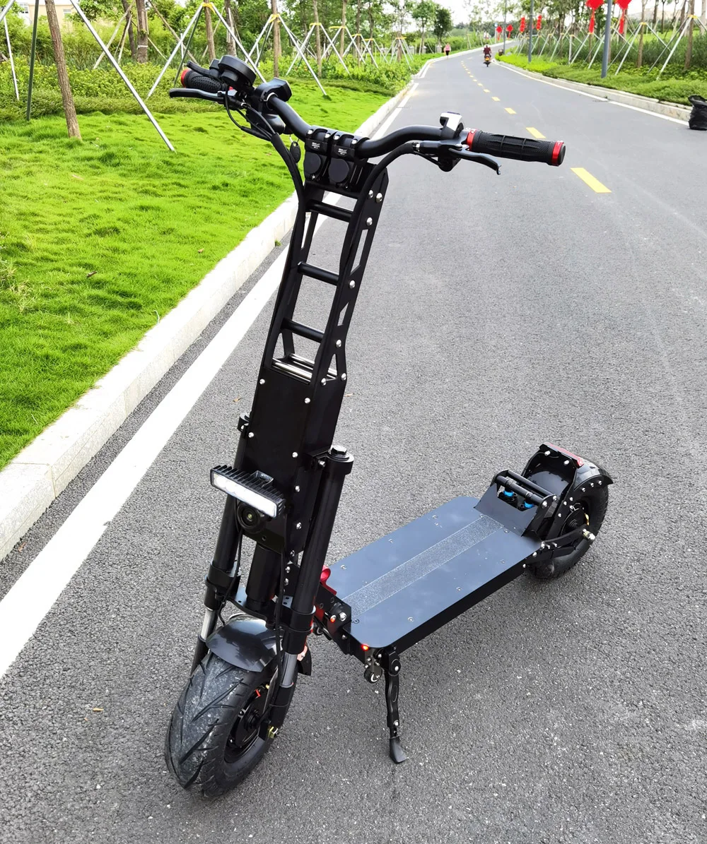 Geofought Escooter 8000W E Scooter Fat Tire 60V 72V Double Battery Dual Motor Off Road Electric Scooter With Seat