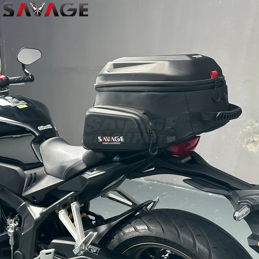 For Honda CB750 Hornet New Helmet Bag Multifunction XL750 Transalp Motorcycle Rear Seat Bags High Capacity Bag Rider Backpack
