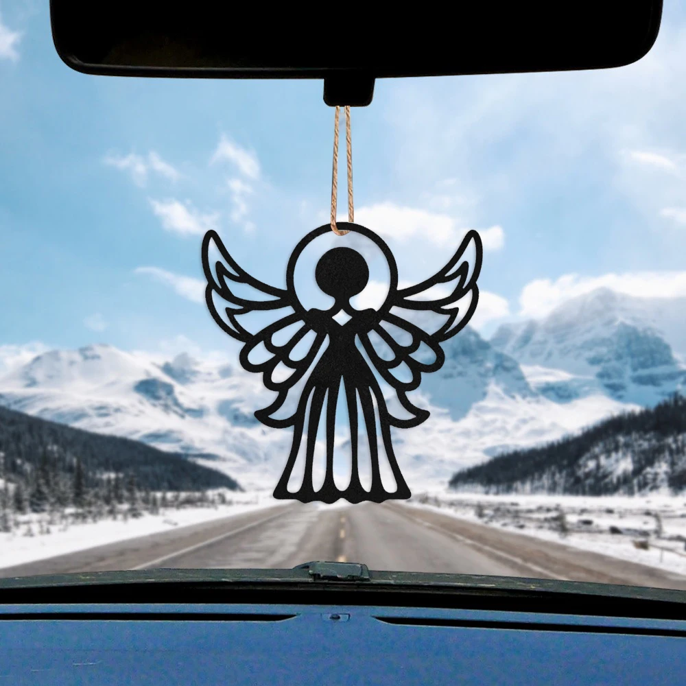 [Rustic Craft] 1 Stück Engelsflügel aus Metall als Weihnachtsdekoration, Wanddekoration und Christbaumschmuck