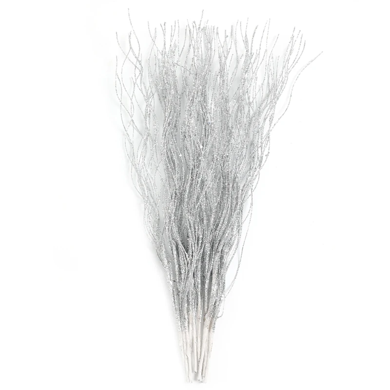 5 Stück 42cm Künstliche Glitzer-Beeren-Zweige als Weihnachtsbaumschmuck für Zuhause Neujahr 2026 Navidad DIY Kranz-Zubehör – Detail 14
