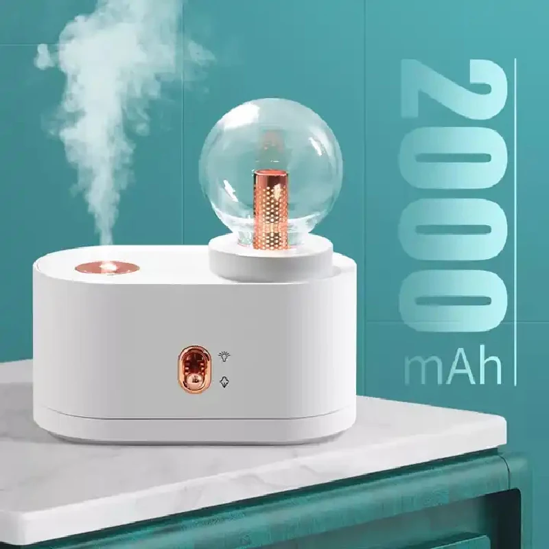 مرطب هواء صغير رائحة الناشر ، سطح المكتب العطر الناشر ، صغير المنزل قابلة للشحن USB البخاخ ، 7 ألوان الخفيفة ، 350 مللي