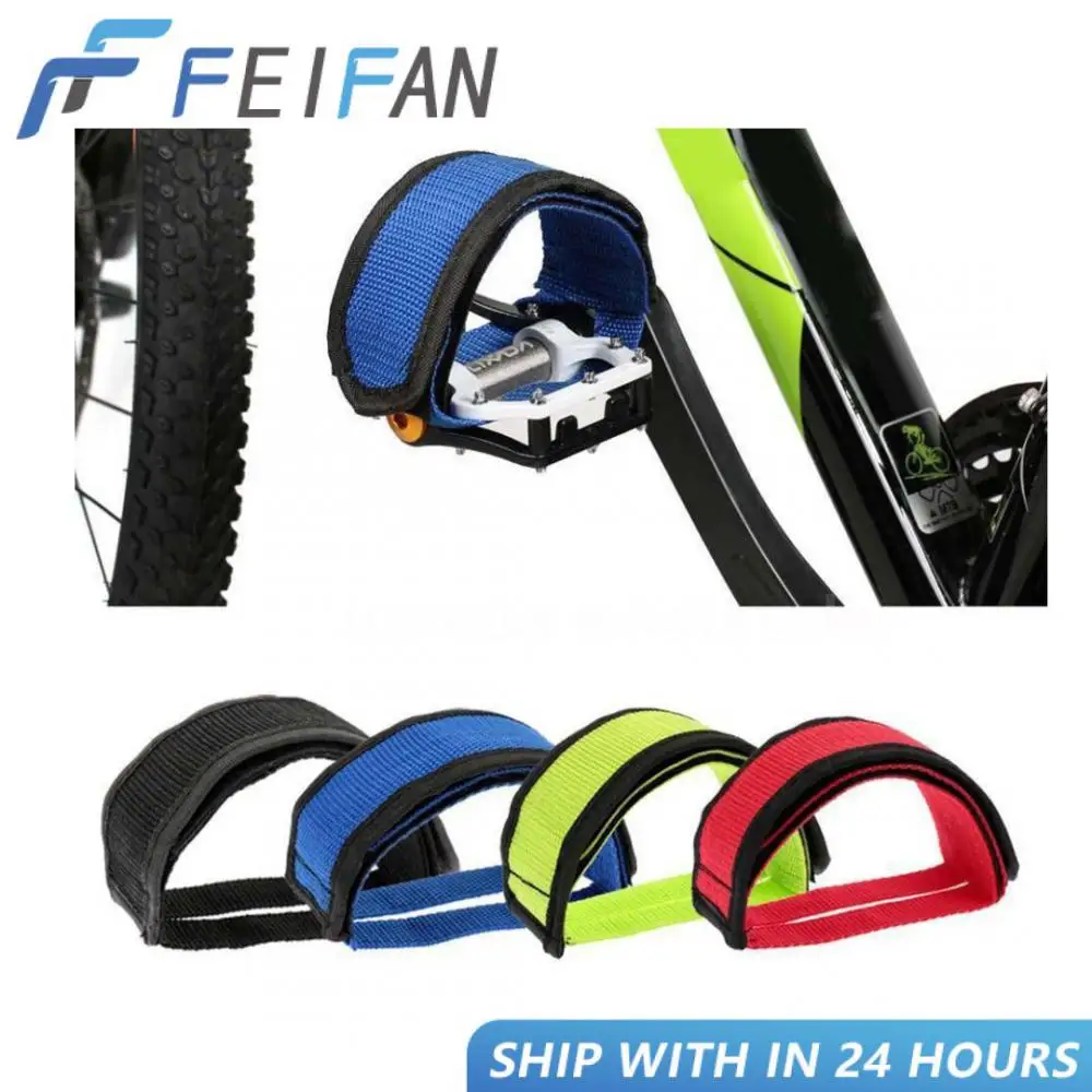 1pcs Bicycle Pedal Straps Toe Clip Strap Belt Adhesivel Bike Pedal Tape Fixed Gear Cycling Fixie Cover Bicycle Accessories