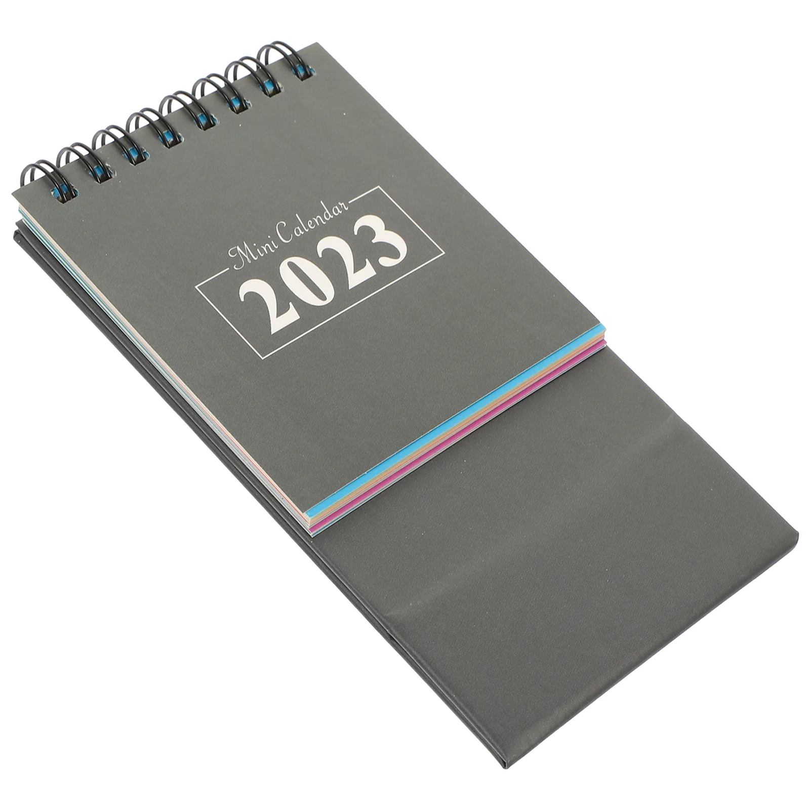 2023 Mini Desk Calendar Small Simple Style Tabletop Desktop Notebook Decorative Paper English Printing Home Office