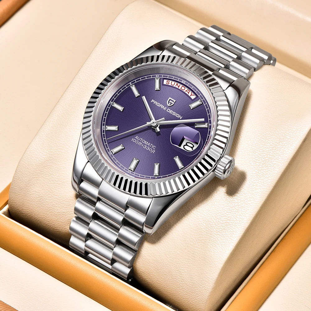 PAGANI DESIGN neue Herrenuhr DD40 Luxus Retro Automatik Herren mechanische Uhr Japan NH36AMovt Saphirglas Edelstahl