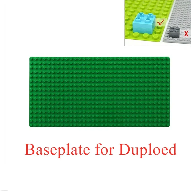 16*32 Dots DIY Grote Grondplaat Accessoires Bouwstenen Speelgoed, Compatibel Alle Merken, Grote Bouwstenen Bodemplaat Muur