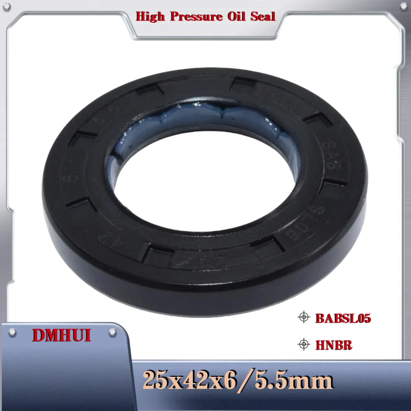 

Radial shaft seal 25x42x6/5.5/SL05/HNBR Hydraulic pump or motor Shaft seal 25X42X6/5.5 Motor Rotary Shaft Seal