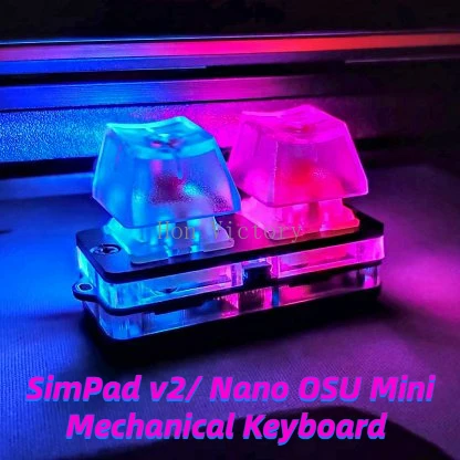 

SimPad v2 Nano OSU Mini Mechanical Keyboard Touch Wheel Axle Tester Gaming Keypad Cheery Mx Red Switch Gaming Programmable DIY