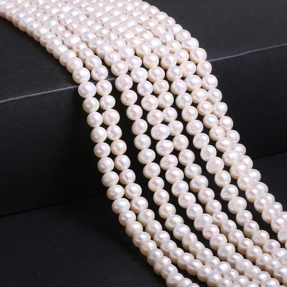 AA Minor Blemishes Natural Freshwater Pearls Loose Spacer Beads for Jewelry Making Supplies DIY Necklace Bracelet Accessories