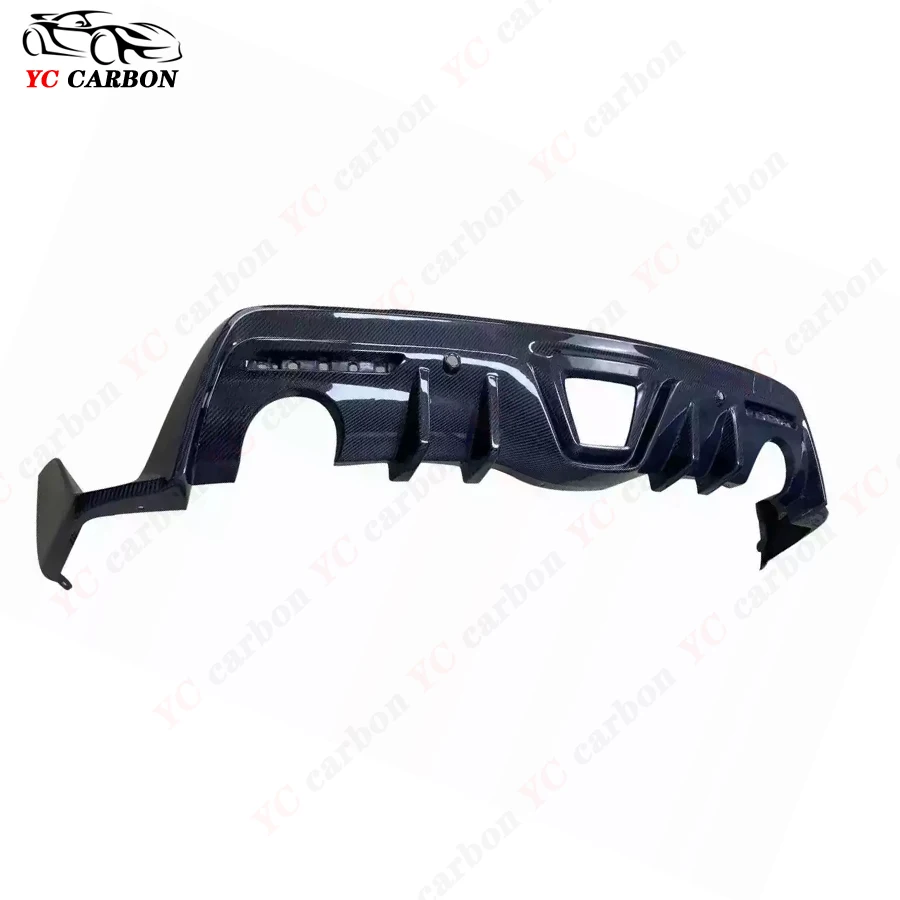 For Toyota Supra GR A90 A91 MK5 High quality real carbon fiber rear diffuser wrap corner chin spoiler lip splitter Body Kit