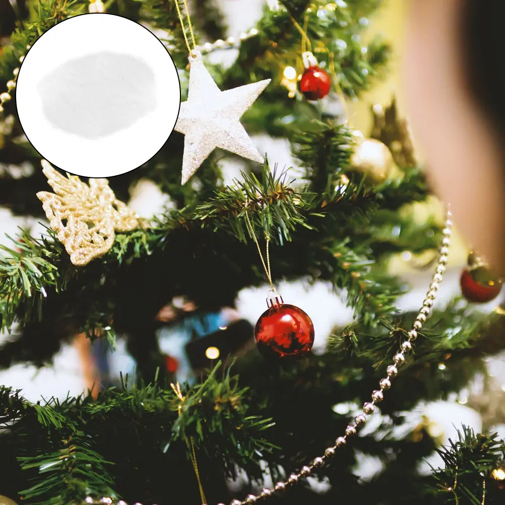 

1 Bag Artificial Snow Christmas Decoration White Snow Powder Safe Material For Strong Winter Atmosphere Creation