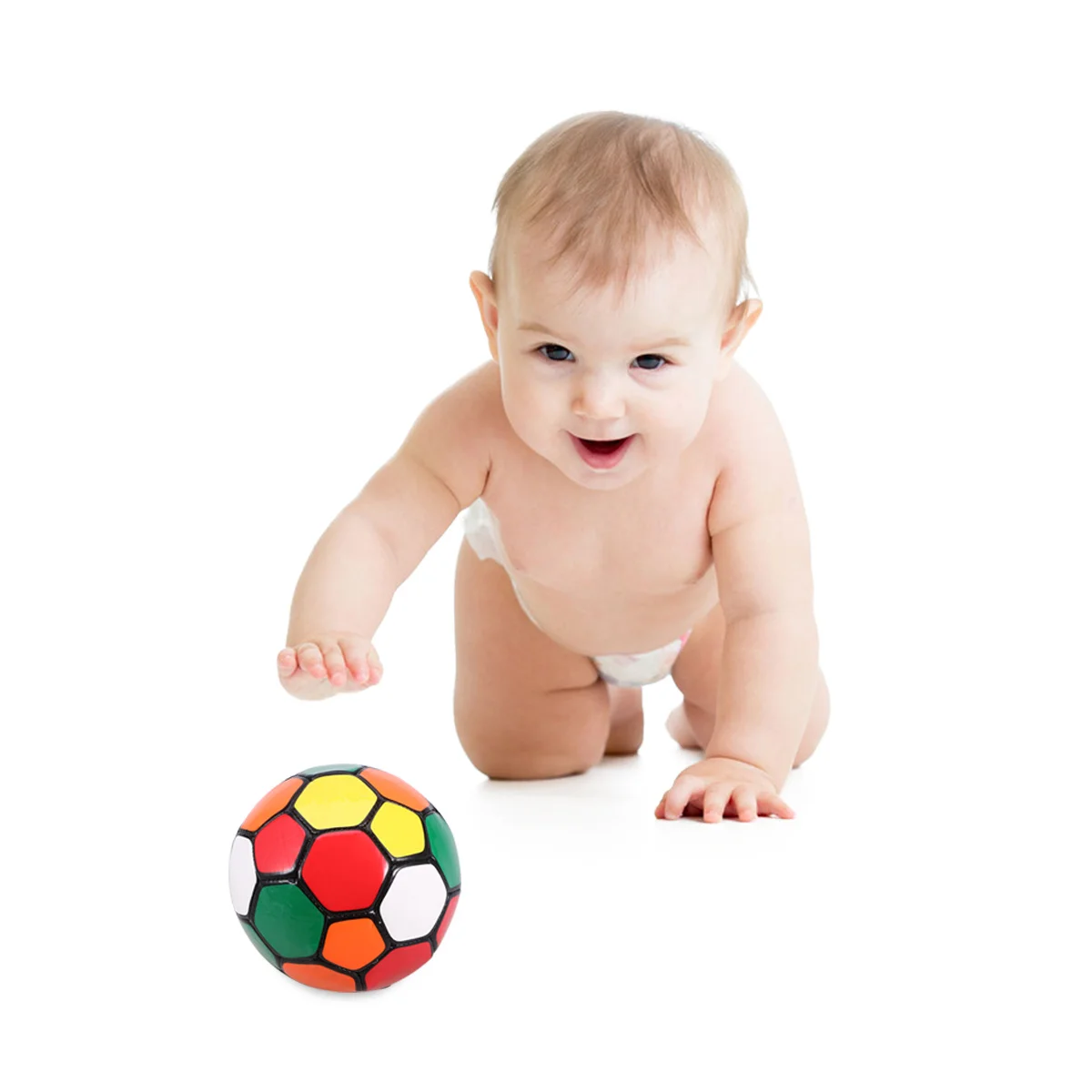 Kids Soccer Ball Pvc Inflatable Lightweight Waterproof Children'S Football For Outdoor Indoor Play Inflatable Balls For Kids Pvc