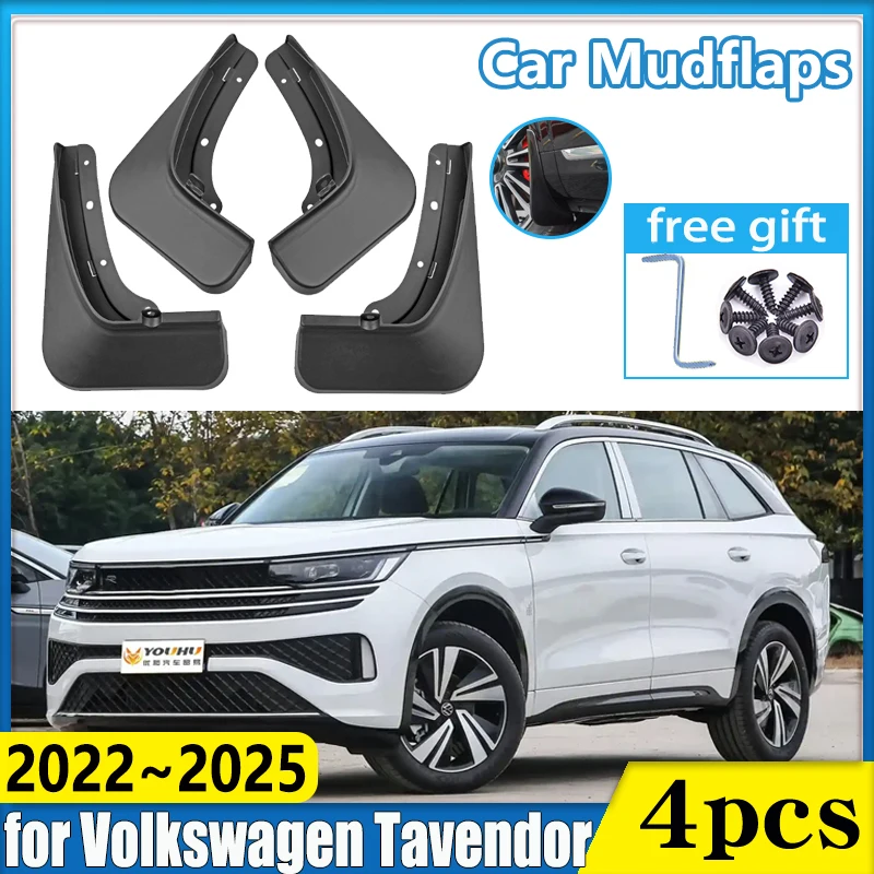 

Автомобильный брызговик для Volkswagen VW Tavendor 2022 2023 2024 2025, брызговики на переднее колесо, брызговики, автоаксессуары
