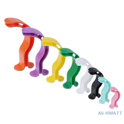 8Pcs/Set Disposable Non-toxic PE Color-code Oropharyngeal Guedel Airway For Singel Use First Aid Gas Guide Tube For Patients