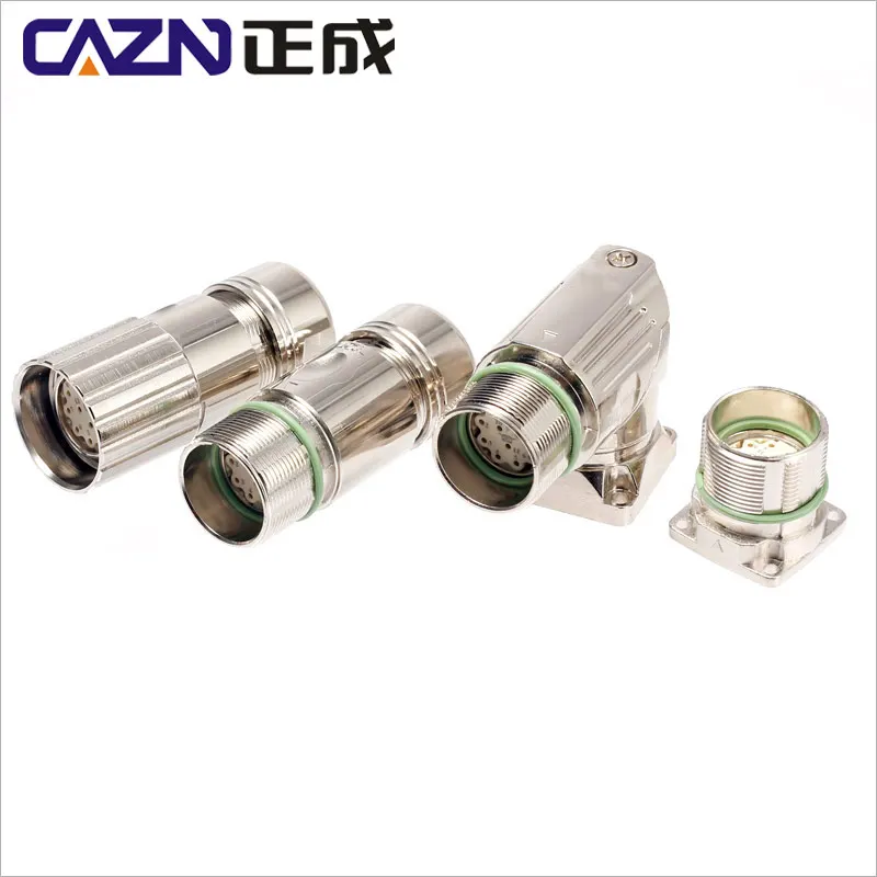 

CAZN M623 Signal Straight Male And Female Assembly Metal Socket 6 7 9 12 17 pins Connector