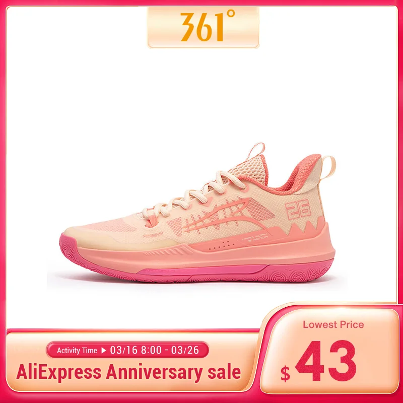 361 Degrees DVD Team Basketball Shoes Low-top Wear-resistant Non-slip Professional Actual Combat Cushion Male Sneakers 672431109