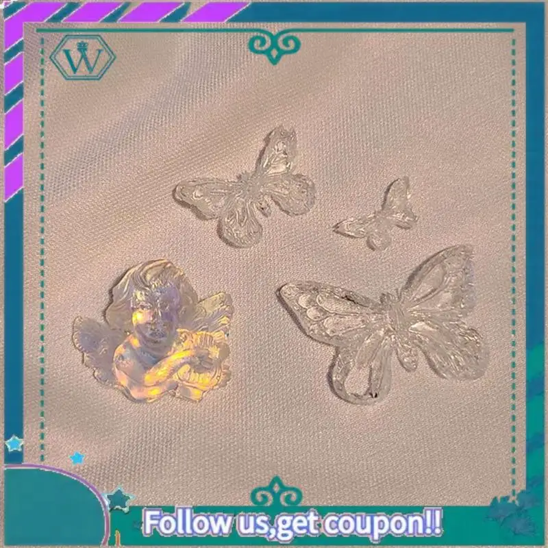 

Premium 2X Little Angel Shape Silicone Mold For Resin DIY Clay UV Epoxy Resin Molds Pendant Jewelry Tools Mould