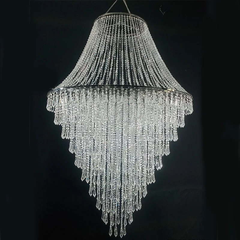 

Beaded bead curtain chandelier wedding chandelier scene arrangement props decoration lighting
