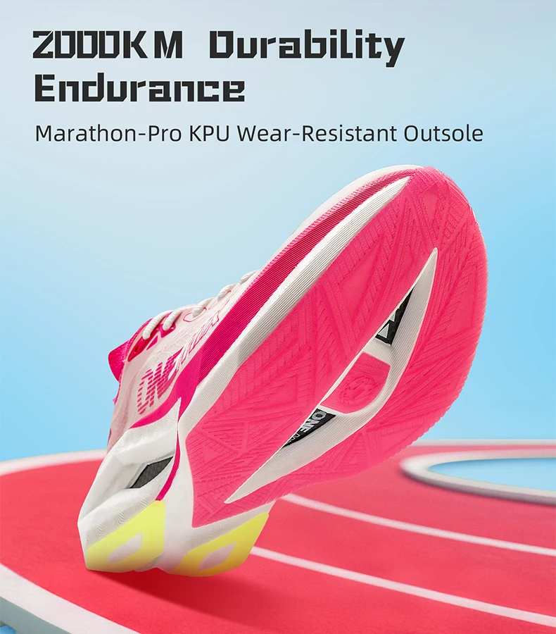ONEMIX Professional Marathon Racing Running Training Shoes Men Full-length Shock Absorption Sports