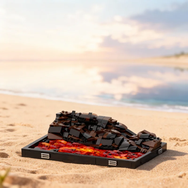 

Конструктор MOC «Дуэль на Мустафаре» (705 деталей), модель звездной битвы, коллекционная диорама, подарок, креативный декор для стола, премиум-класс для взрослых