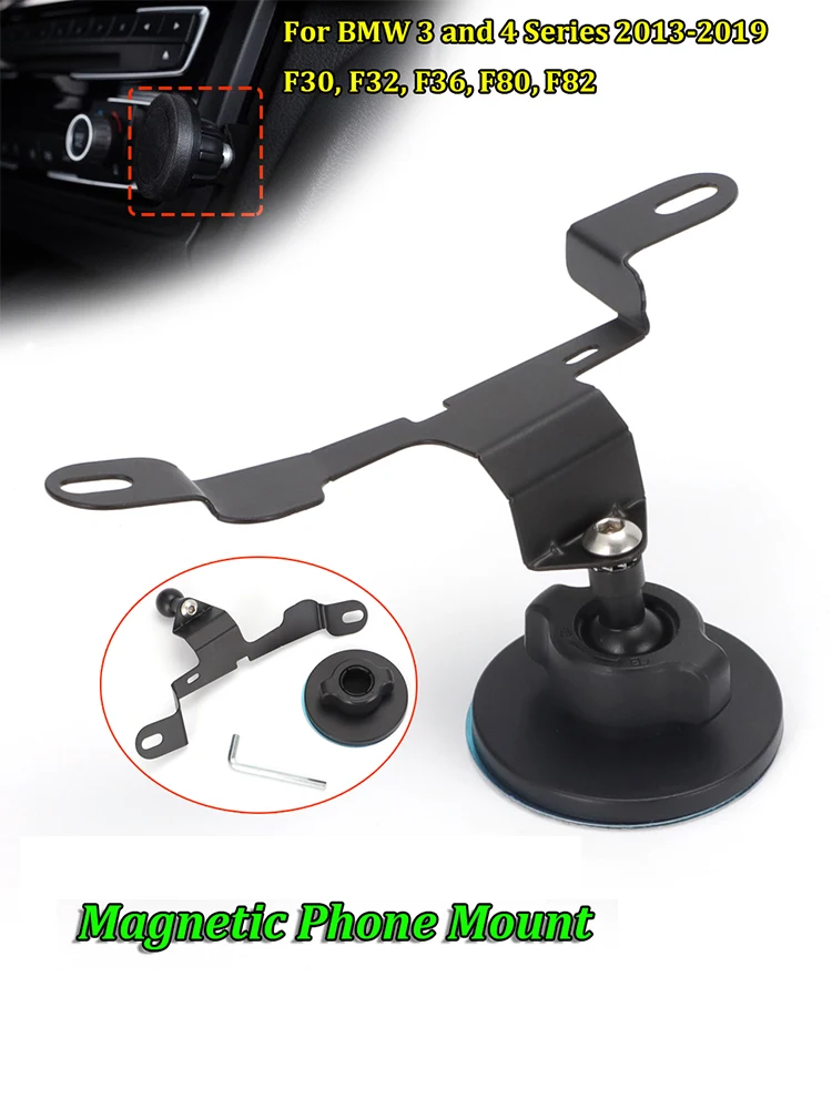 Voor BMW 3 en 4 Serie F30 F32 F36 F80 F82 2013-2019 Magnetische Telefoon Mount Telefoon Houder PM0119 voor iPhone Voor Samsung - afbeelding 2