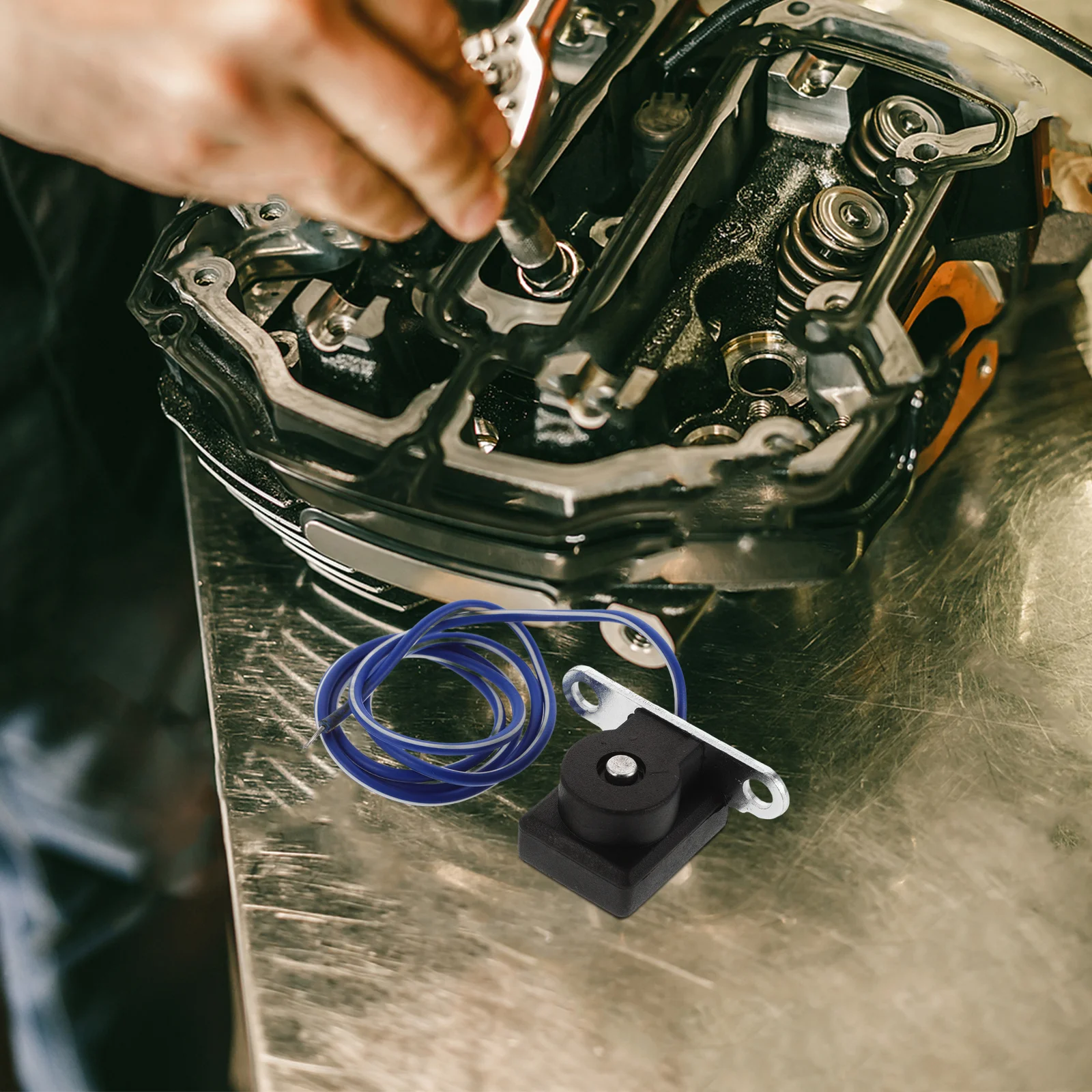 

Magnetic Motor Trigger Coil For Scooter Plastic Copper Ignition Replacement Universal Motorcycle Parts Scooter Repair Tool