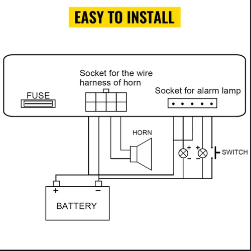 Imagen 2 del producto Alarma de ambulancia para coche de policía, Altavoz montado en coche, bocina de silbato, control remoto inalámbrico multitono, sonido elevado para res, 200W