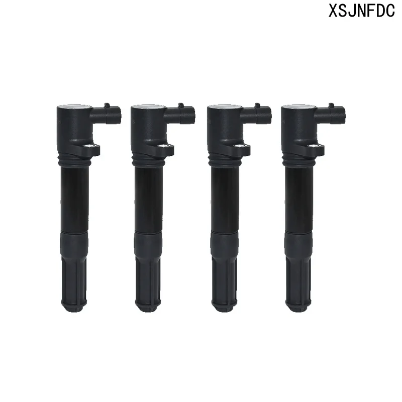 1/4PCS 46777288 Ignition Coil for Alfa Romeo Mito Fiat 500 2009 2010 2011 Punto 2007 2008 2013 L4 1.4L Lancia Musa Ypsilon