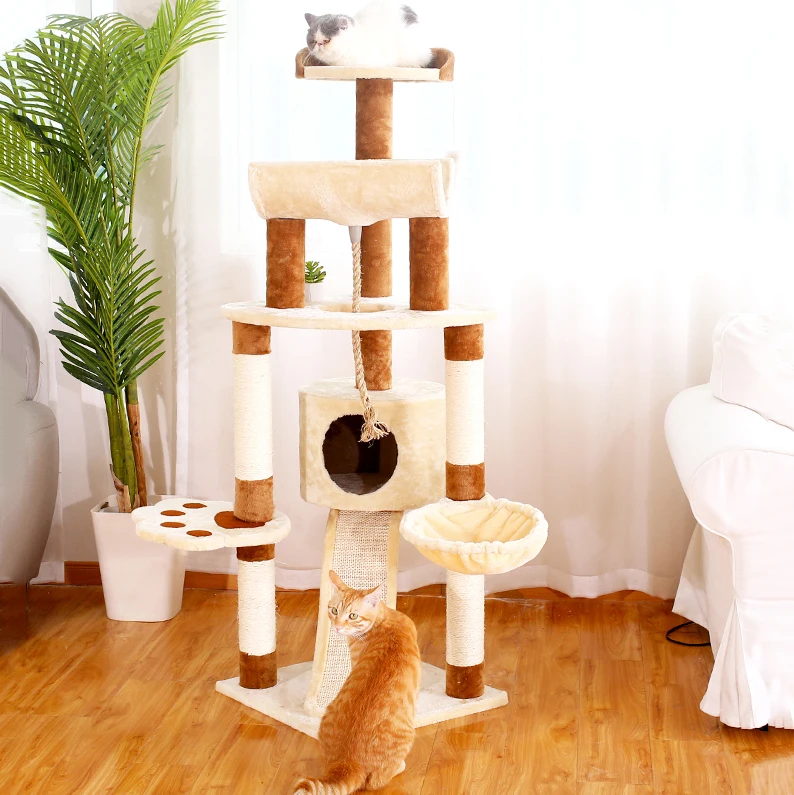 

CATSOUL High Quality Cat Tree Design Cat Tower Indoor Cats Multi-level Condo and Scratching Posts for Kittens