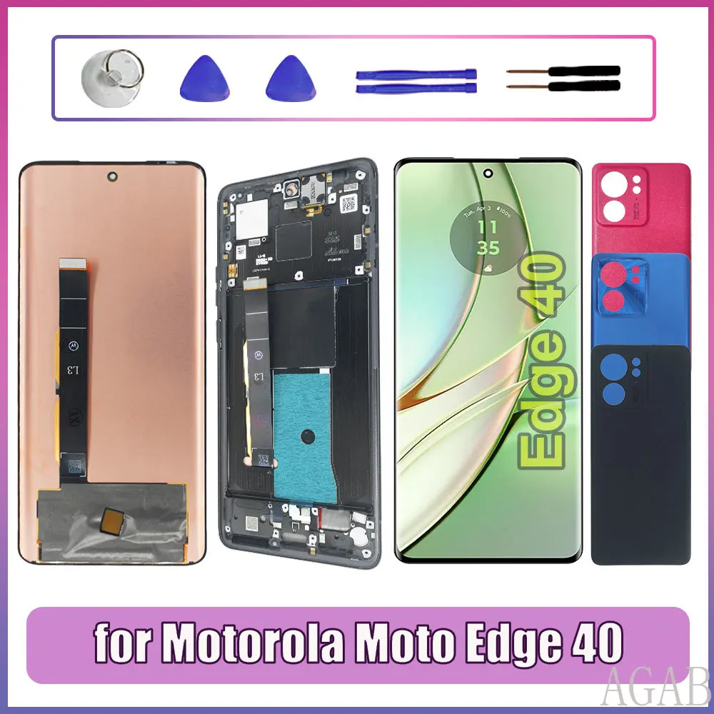 high-quality-lcd-for-motorola-edge-40-lcd-display-touch-screen-digitizer-for-moto-edge-40-xt2303-2-lcd-replacement-with-frame