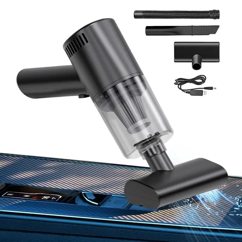 Handheld Car Vacuum Portable Handheld High Power Home Vac Cleaner Long Range Mini Hand Air Blower Cordless Hand Vacuum For Stair