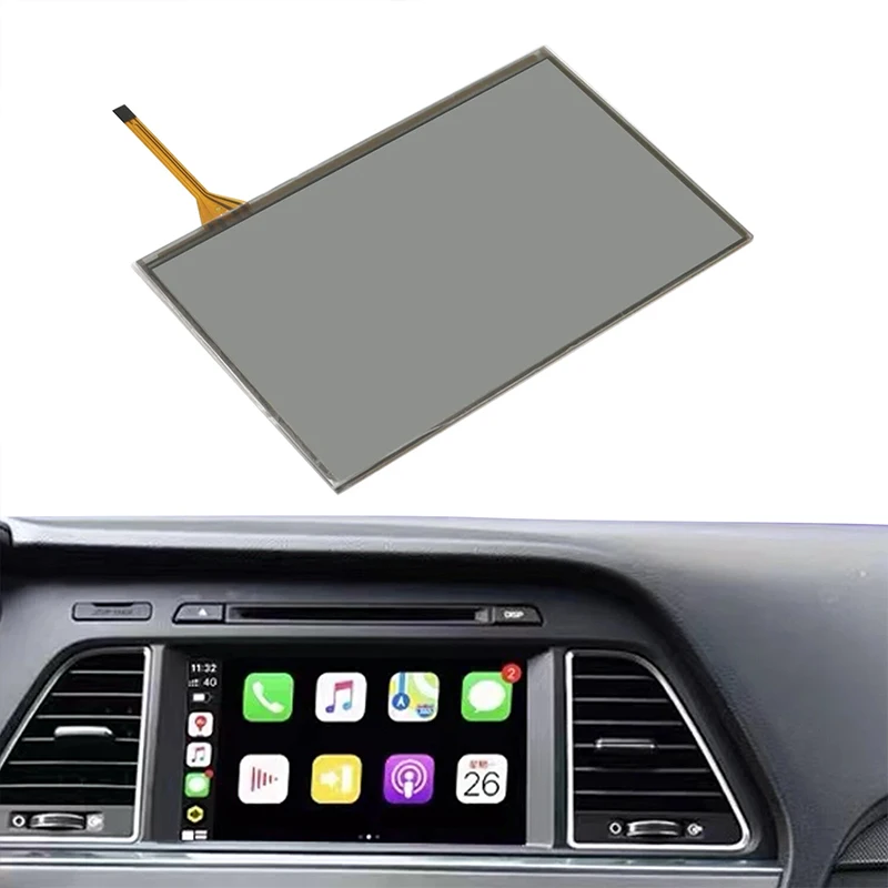 

New 7inch 4pin Car Radio Touch Screen Digitizer Fit for 2013-2016 Hyundai Sonata Veloster Replacement
