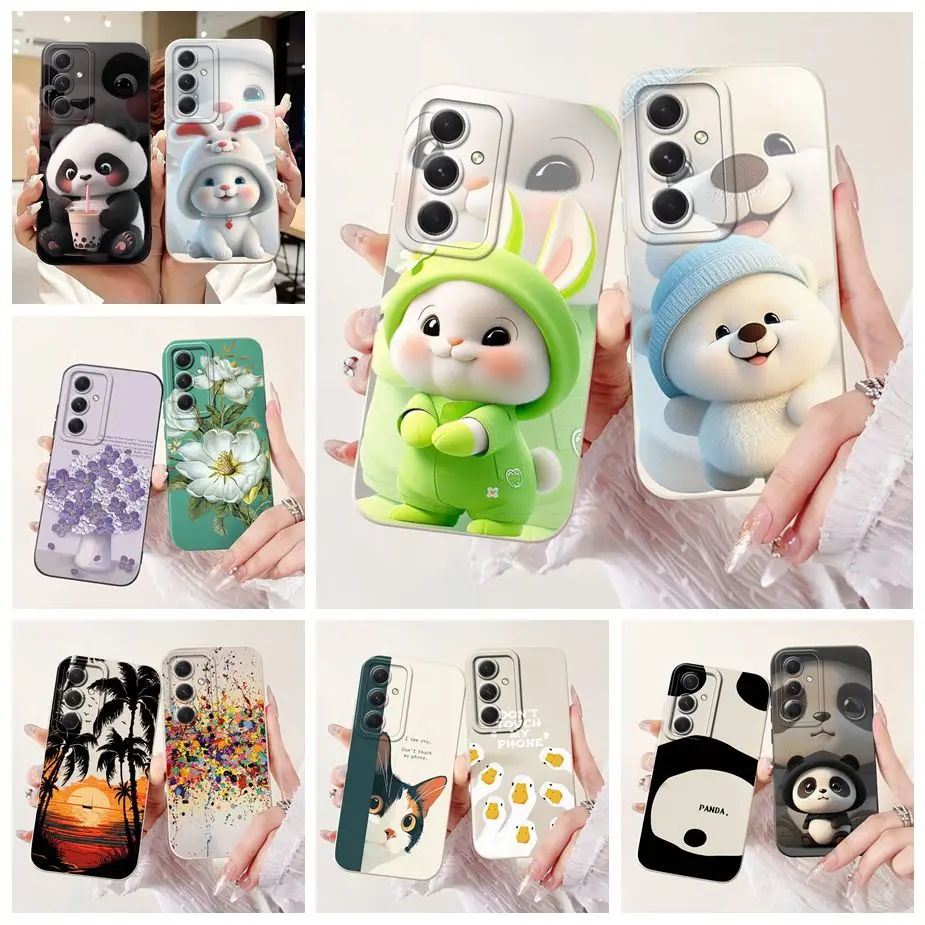 For Samsung Galaxy A05s Case SM-A057F Cute Rabbit Cartoon Cover Soft TPU Phone Case For Samsung A05s A 05 Galaxy A05 Shell Coque