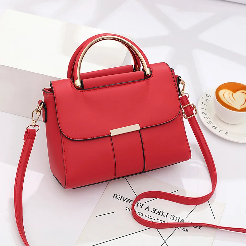 High-grade Bag Versatile Women's New Style Simple Shoulder Crossbody Women Leather Handbags Purse Messenger High Quality Luxury 