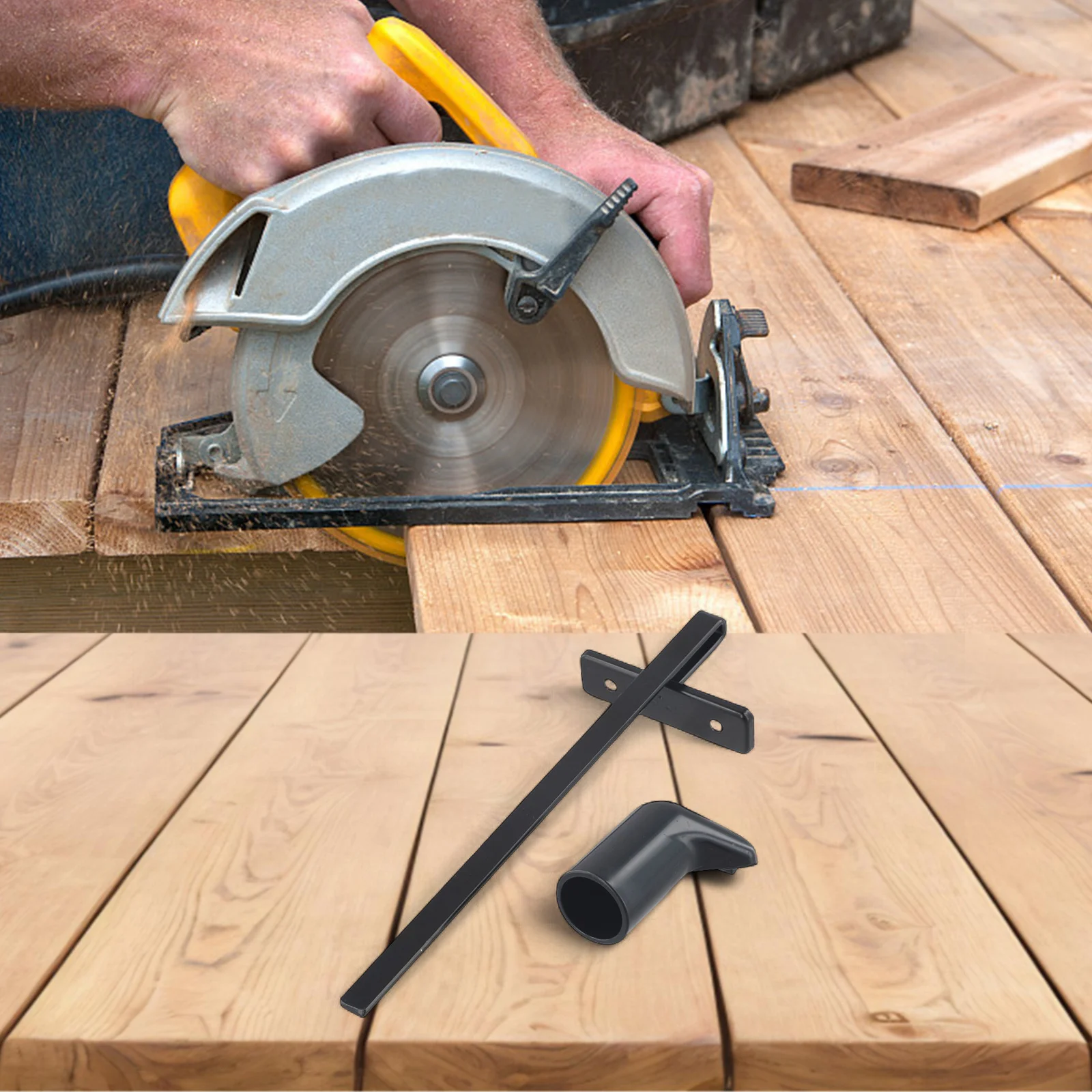 

Home Improvement Black as Picture Circular Saw Dust Nozzle Dust Nozzle Part 2pcs Quantity Brand New Unused For BSS610