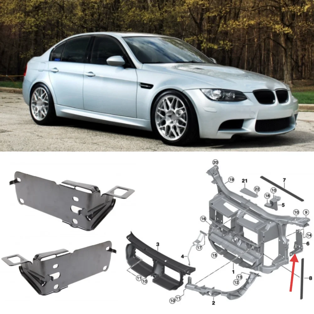 

ПОДДЕРЖКА РАДИАТОРА X-T 51647117811 51647117812 Для BMW 1 серии E87 E90 2009-2011 гг.