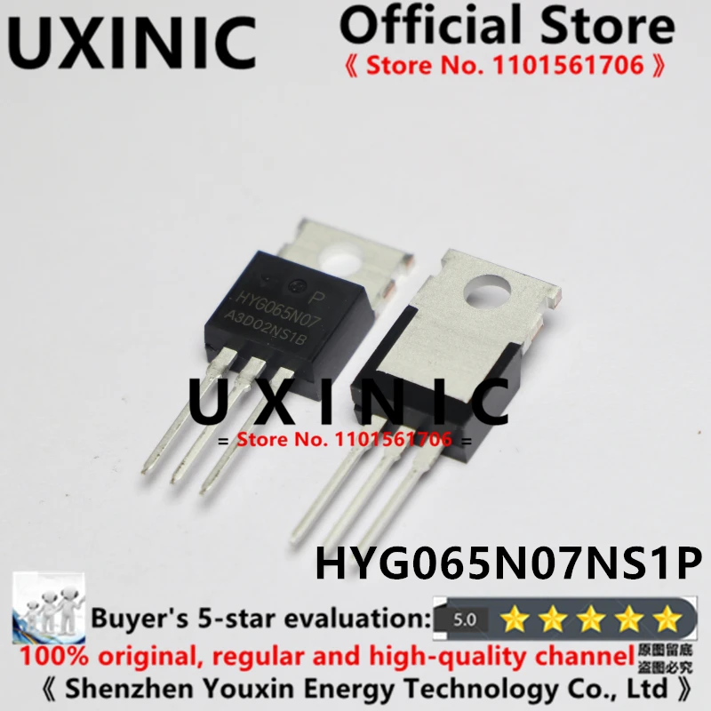 UXINIC 100% New Imported OriginaI HYG065N07NS1P G065N07 TO-220 N-Channel MOS FET 70V 100A