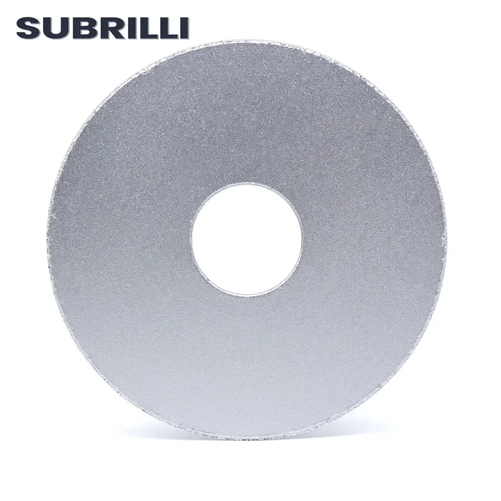 SUBRILLI Diamond Edge Profile Vacuum Brazed Grinding Wheel Router Bit Hole 20mm 3 Inch Hand Profiling Disc For Angle Grinder