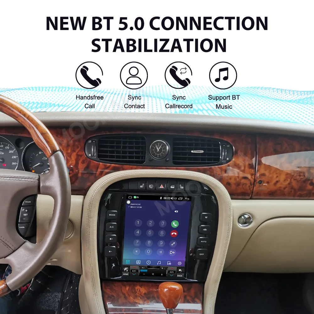 For Jaguar XJ XJL 2004 - 2008 Car Radio Multimedia Player Wireless Carplay Android Auto Autoradio Stereo GPS Navi Head Unit WiFi view 4