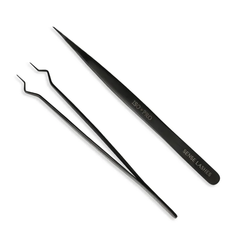 

SENSE LASHES Eyelash Tweezer ISO PRO Stainless Steel Lash Isolation Tweezer Separator Tweezers for Eyelash Extensions