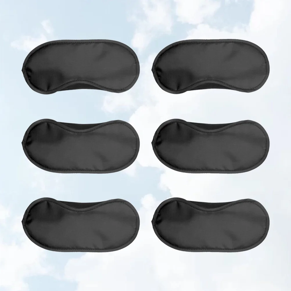 20 Pcs Game Blindfold Eye Patch Shade Black Blinder Travel Sleeping Accessories