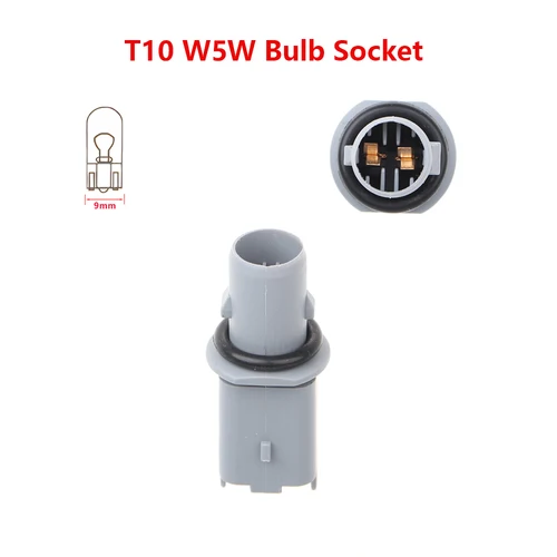 1 x casquillo de luz de señal de coche T10 W5W portalámparas para Peugeot 206 207 307 Citroen C2 Elysee Accesorios