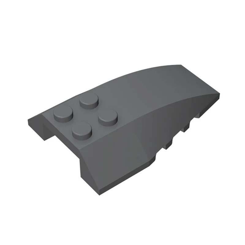 Regenboog Varken Moc Onderdelen 43712 Wedge Gebogen 6X4 Triple Compatibel Bricks Diy Assmble Bouwstenen Deeltje Puzzel Hersenen speelgoed