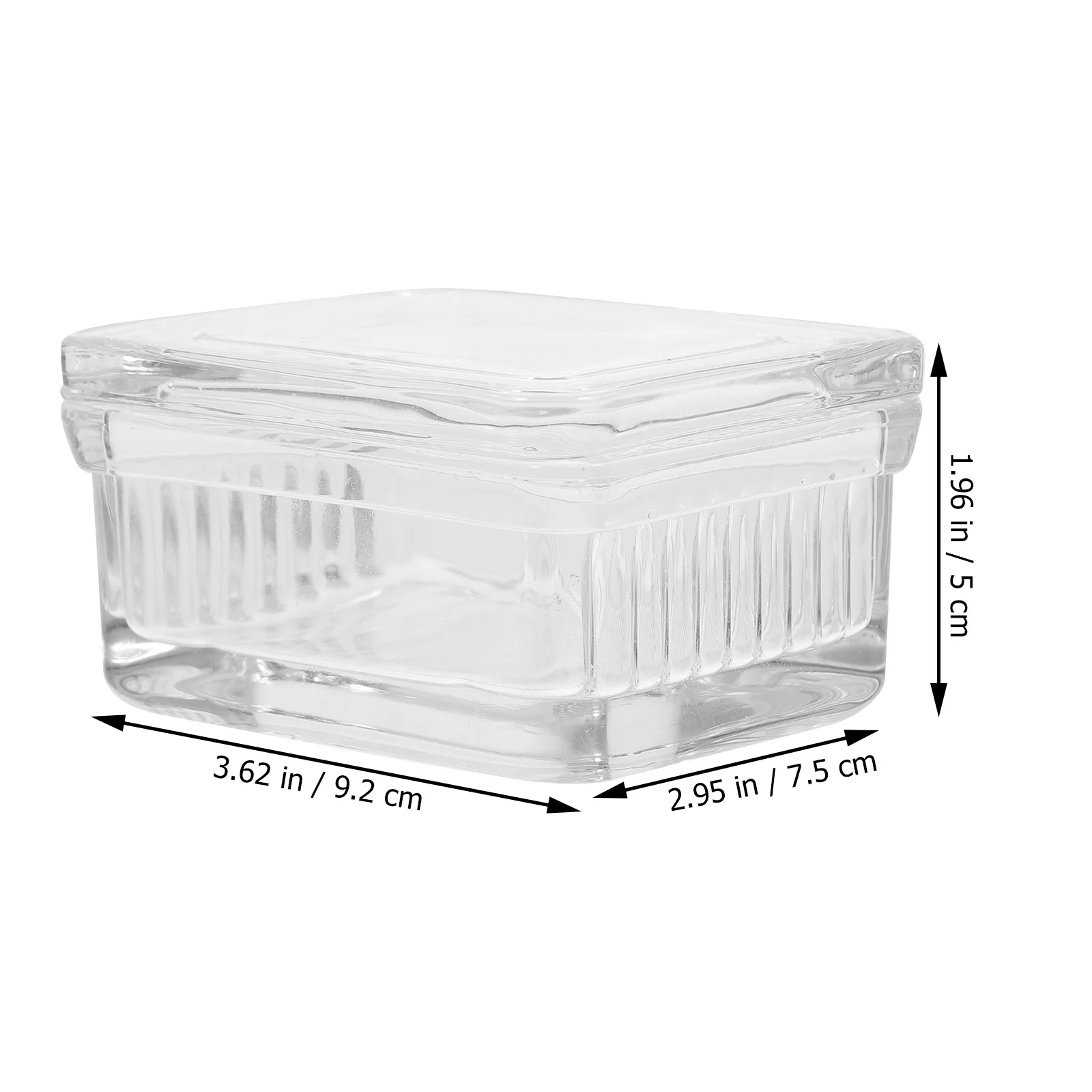 جرة تلطيخ زجاجية ذات 10 شرائح، خزان تلطيخ للمختبر عالي الشفافية وقابل لإعادة الاستخدام لشرائح المجهر الطبي البيولوجي