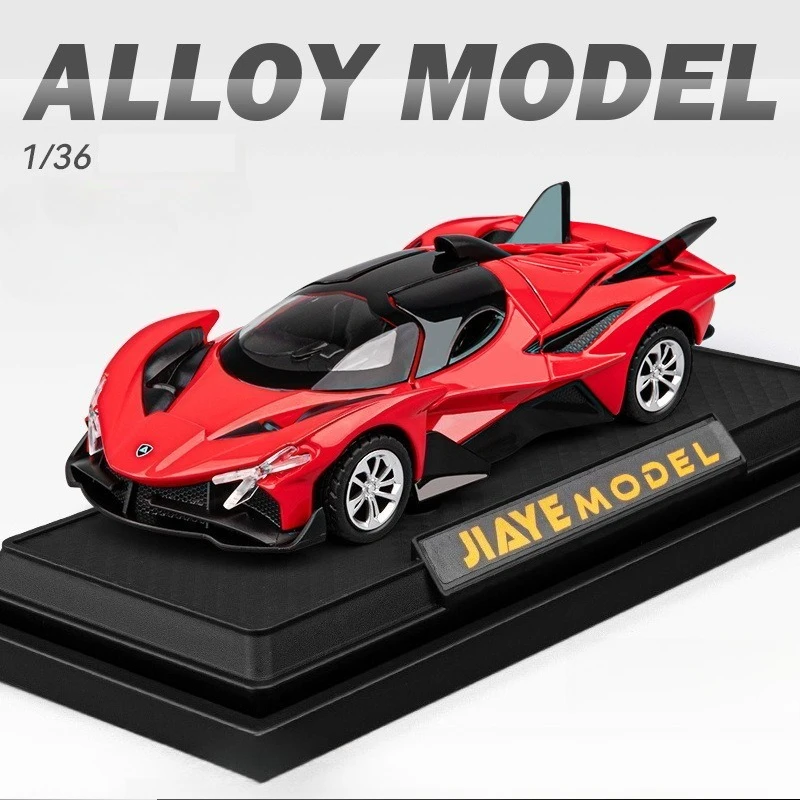 

1:36 Project EVO sports car High Simulation Diecast Car Metal Alloy Model Car Children's toys collection gifts