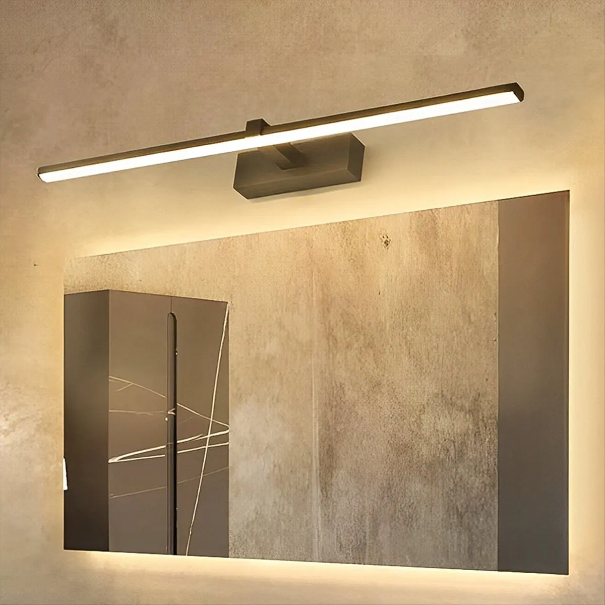 AA19 Modern LED Wall Light Bathroom Hardwares Wall Lamp Lights Aluminum Led Bathroom Bath Mirror Line Lamp Make Up Light A