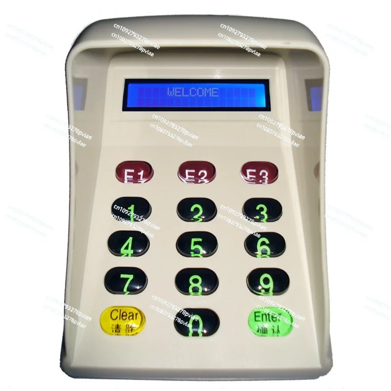 Anti-privacy keypad 232 serial port 15 keyboard LCD voice password keyboard password device