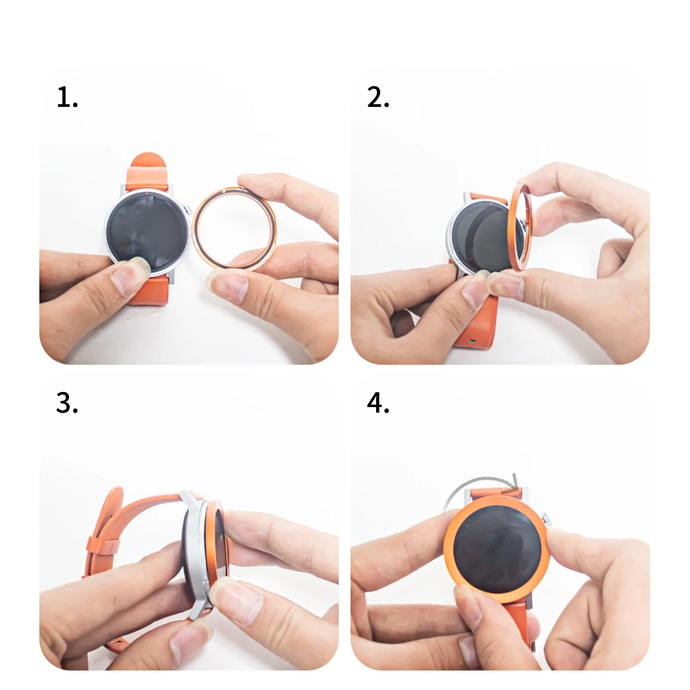 for Nothing CMF Watch Pro 2 Metal Bezel Case Flat Model Solid Color Replacement Hard Case Smart Watch Accessories