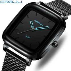 CRRJU 2022 Men Watch Top Luxury Brand Quartz Mens Watches Business Reloj Hombre Sport Wristwatch Man Relogio Masculino