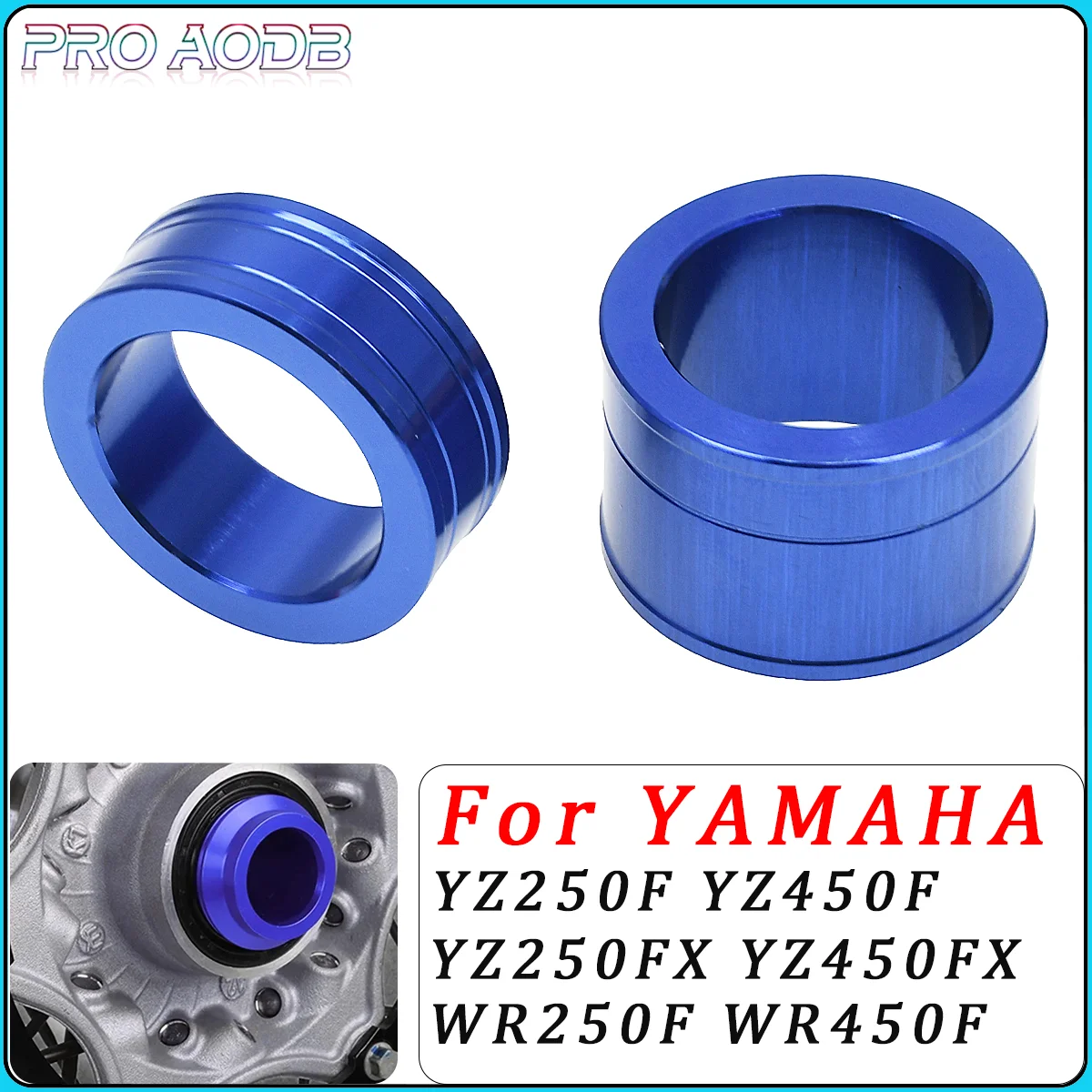 

For Yamaha YZF 250 450 YZ250F YZ450F 2014-2023 YZ250FX 2015-2023 YZ450FX 2016-2023 2022 NiceCNC Front Wheel Spacer Hub Collar