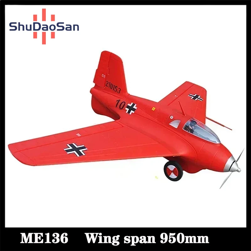 Mosasaur Model Aircraft Model Epo Material 950mm Wingspan Remote Control Model Simulation Combat Aircraft Me-163 Interceptor